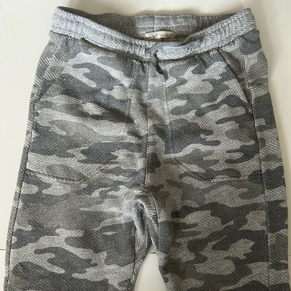 Zara Boys Camo Drawstring Joggers, Kids 11-12 yrs, 152 cm